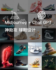 [转帖]Midjourney ➕ ChatGPT 玩转球鞋设计